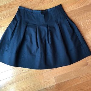 GAP Black Pleated Mini Skirt